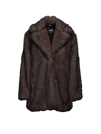 ONLY | Jacke in Felloptik ONLDAWN | braun
